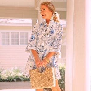 Tuckernuck Safari Toile Indre Dress Size Small